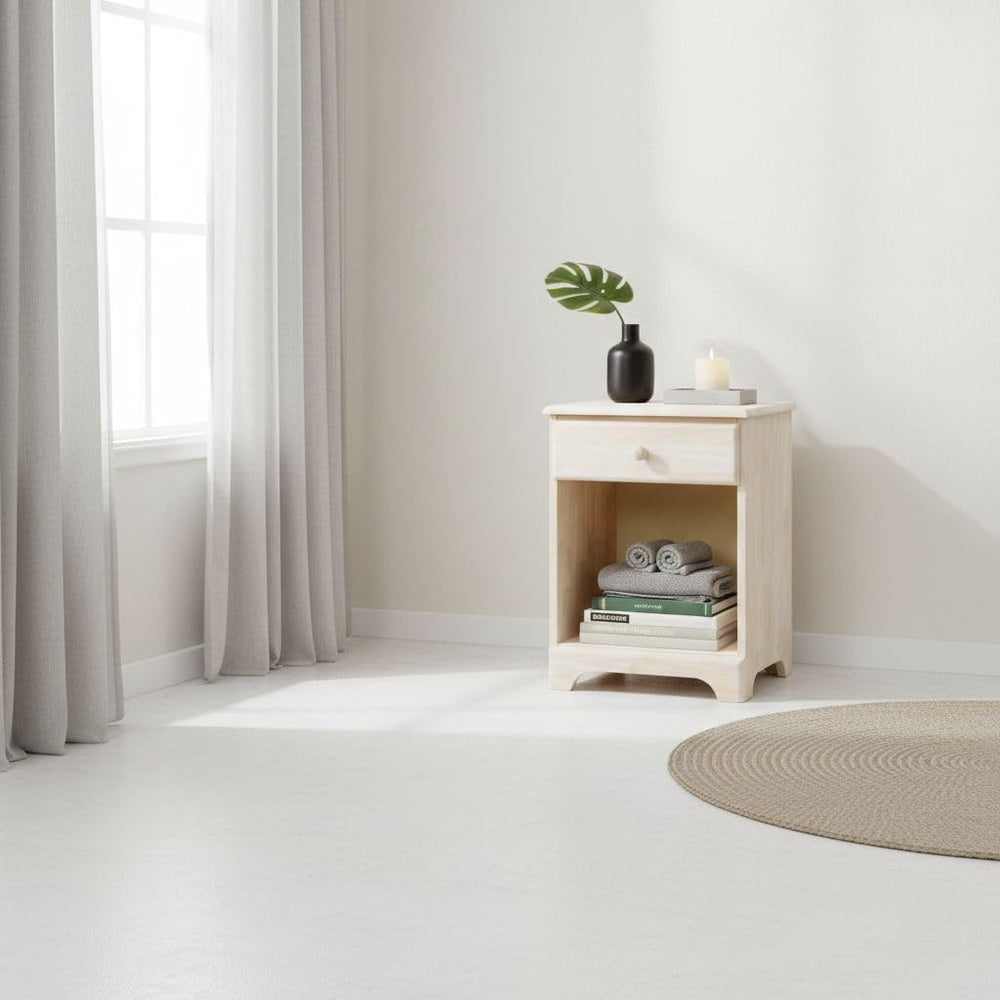 IC INTERNATIONAL CONCEPTS Nightstand Unfinished