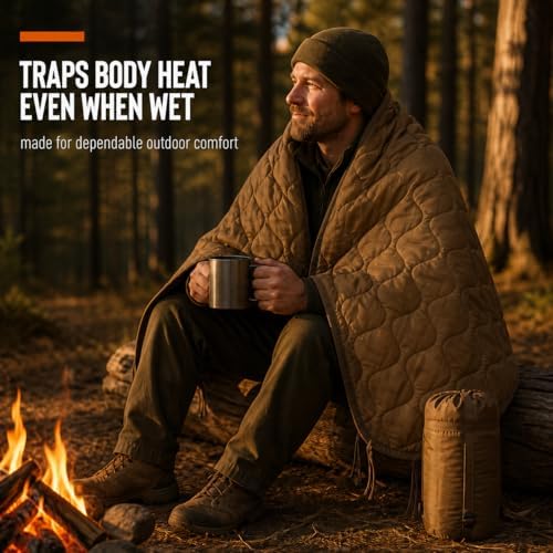 USGI Industries Woobie Blanket, Insulated Water-Resistant Poncho Liner