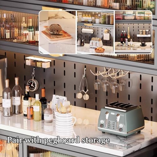 JKGHK Kitchen Pantry Storage Cabinet, Kitchens Baker's Rack with Acrylic ...