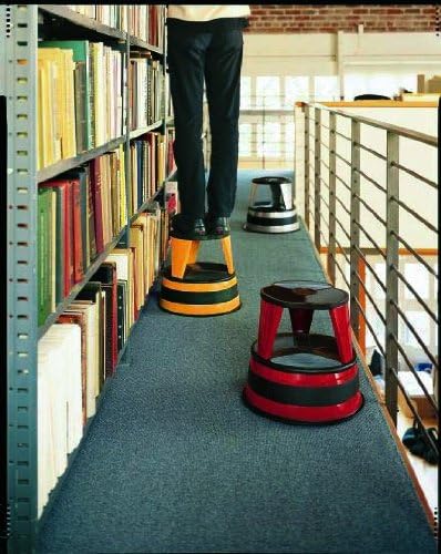 Cramer Kik Step Steel Step Stool - Two Step Stool, Holds 350 lbs (Silvertone)