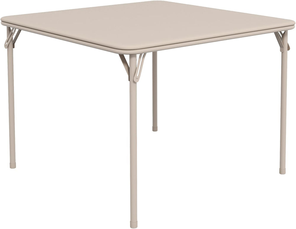 Folding Card Table, 34 Inch Portable Square Game Table with Collapsible Legs,...