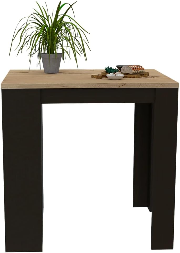 3-Drawer Kitchen Island Wenge and Pine with Particle Board | Modern kitchen i...