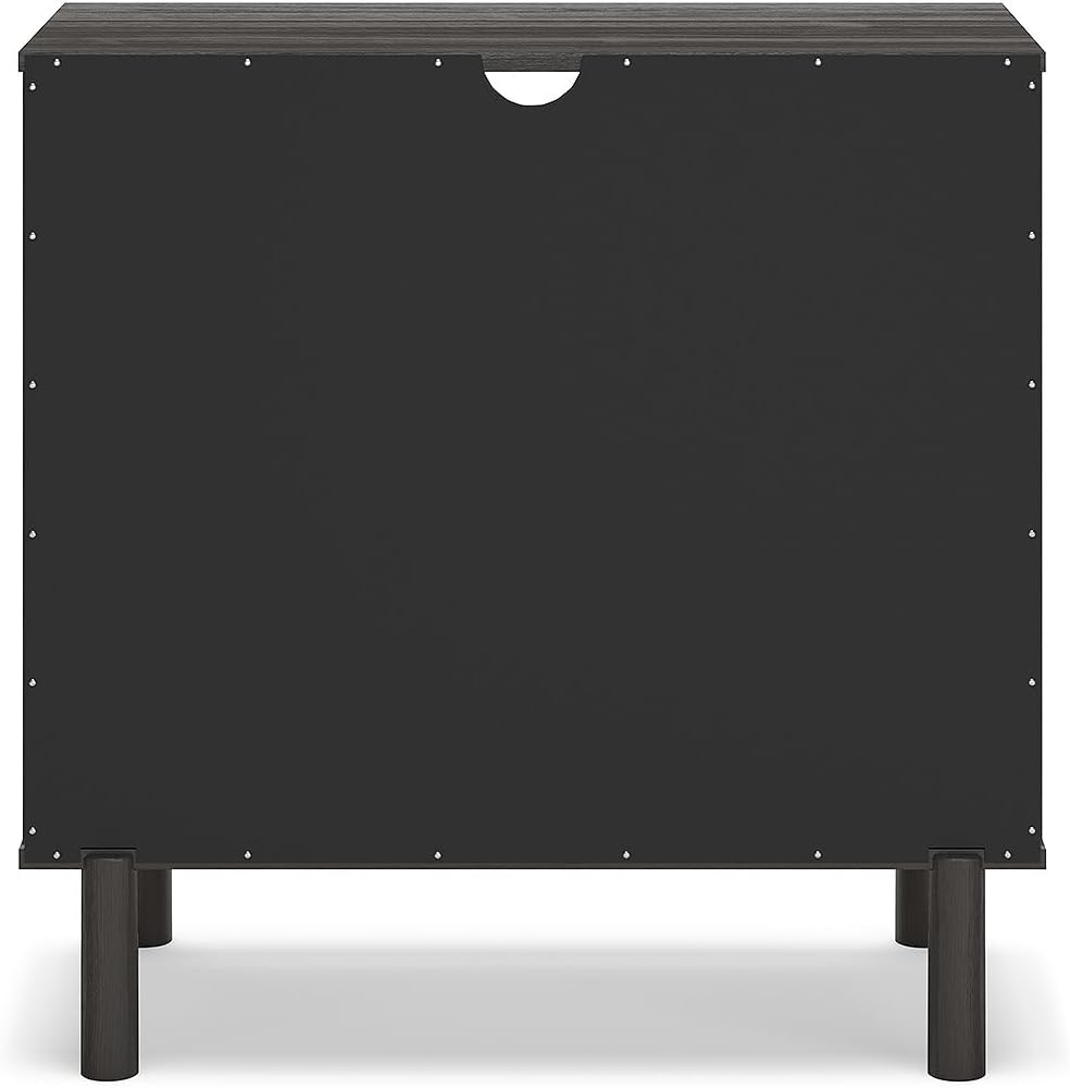 Signature Design by Ashley Brymont Modern 2 Door Accent Cabinet, Grayish Brown