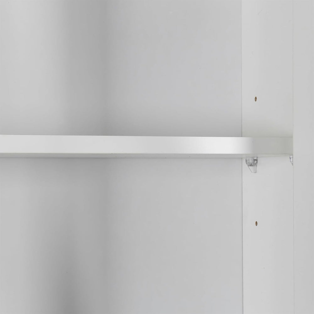 70.87" Kitchen Pantry Cabinet, 39.37" W Kitchen Hutch with Microwav...
