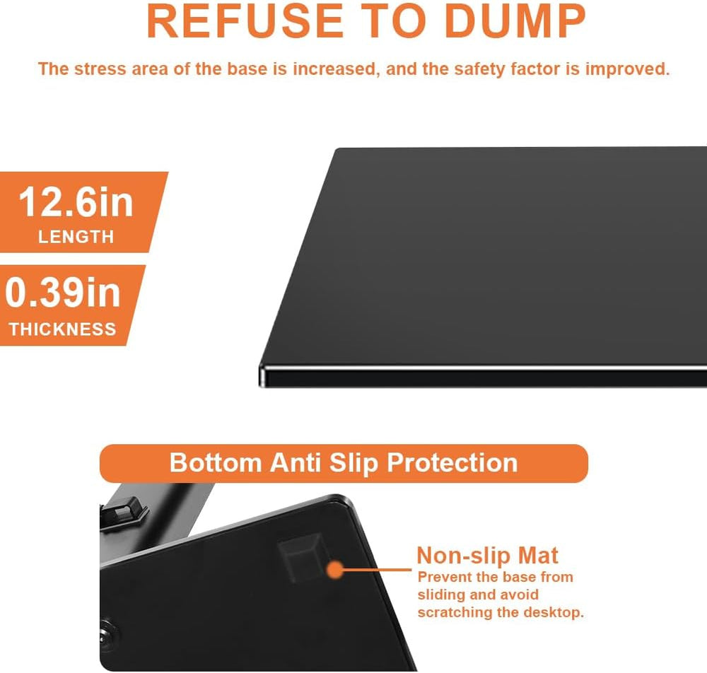 KKTONER Universal TV Stand Base for 13 inch to 43 inch LED TV Table Top TV Mo...