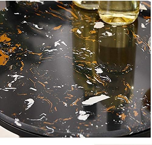 Telephone Table, Side Table Living Room Marble Small Round Table Telephone Ta...