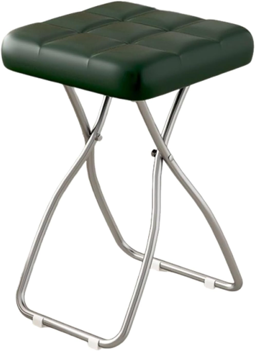 18 Inch Folding Stool, Portable Cushioned Padded Indoor Counter Bar Stools, M...