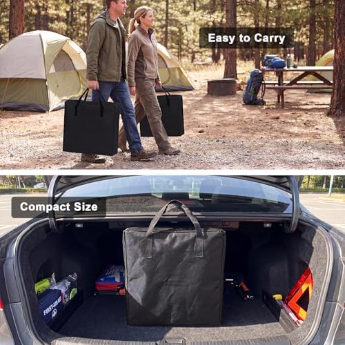 Romswi 2 Pack Folding Director Chair for Outdoor, Heavy Duty Camping Chair wi...