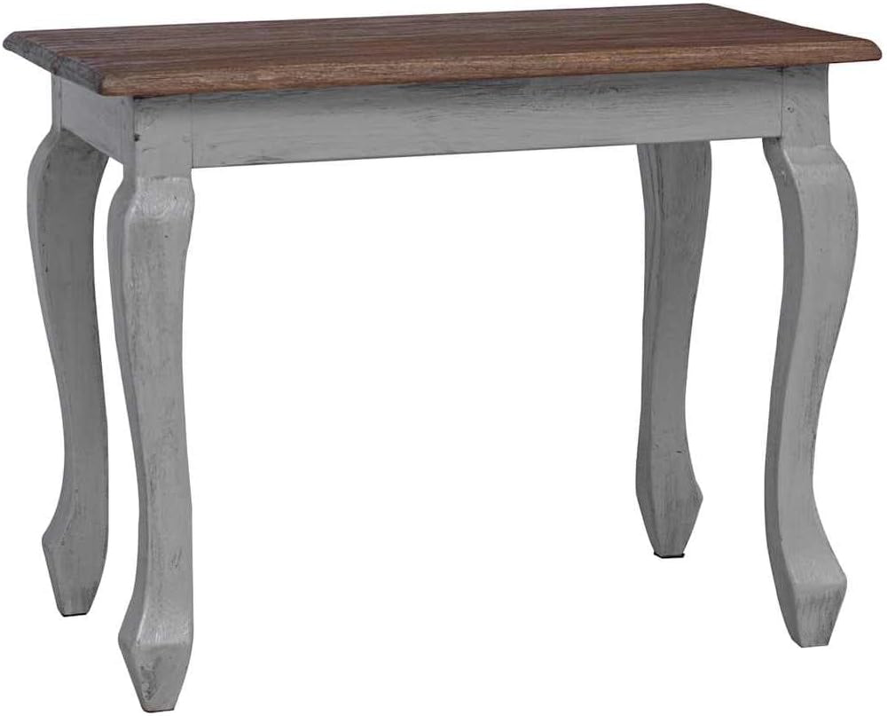 Nesting Table Set 3 Pieces Solid Mahogany Wood | Antique Style, Handmade Vint...