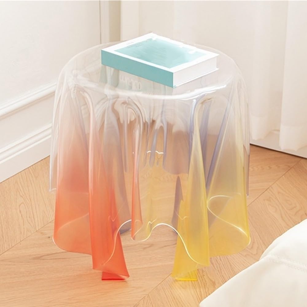 Acrylic Side Table and Nightstand, Clear Coffee Table, End Table,Transparent ...