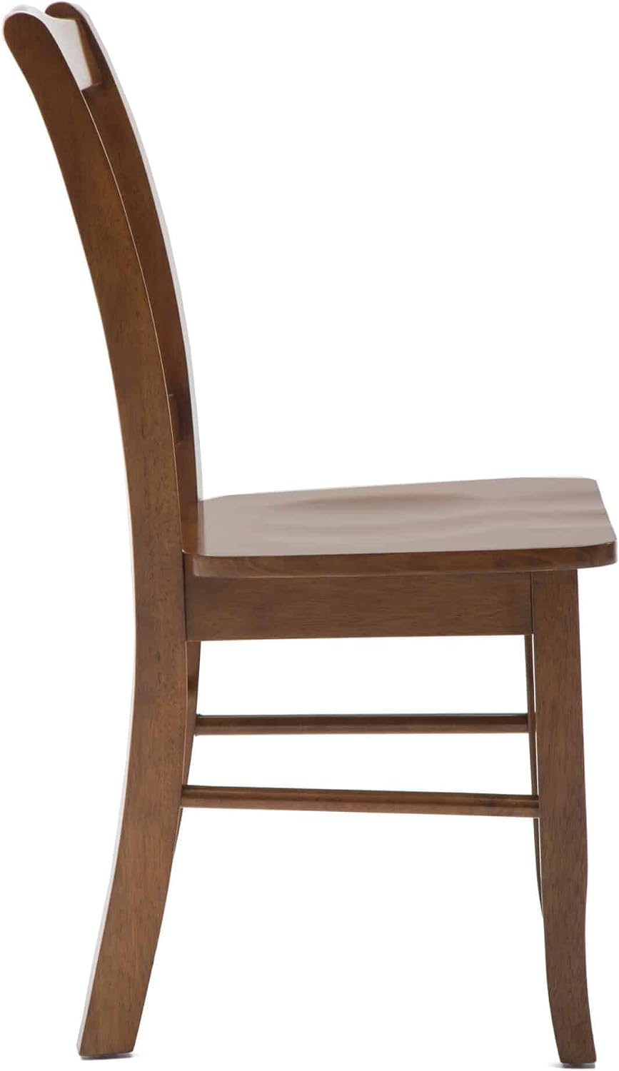 Boraam Shaker Dining Chairs, Set of 2 - Cocoa Walnut