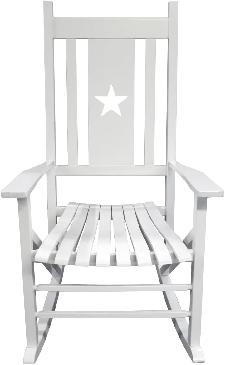 Heartland White Star Porch Rocker