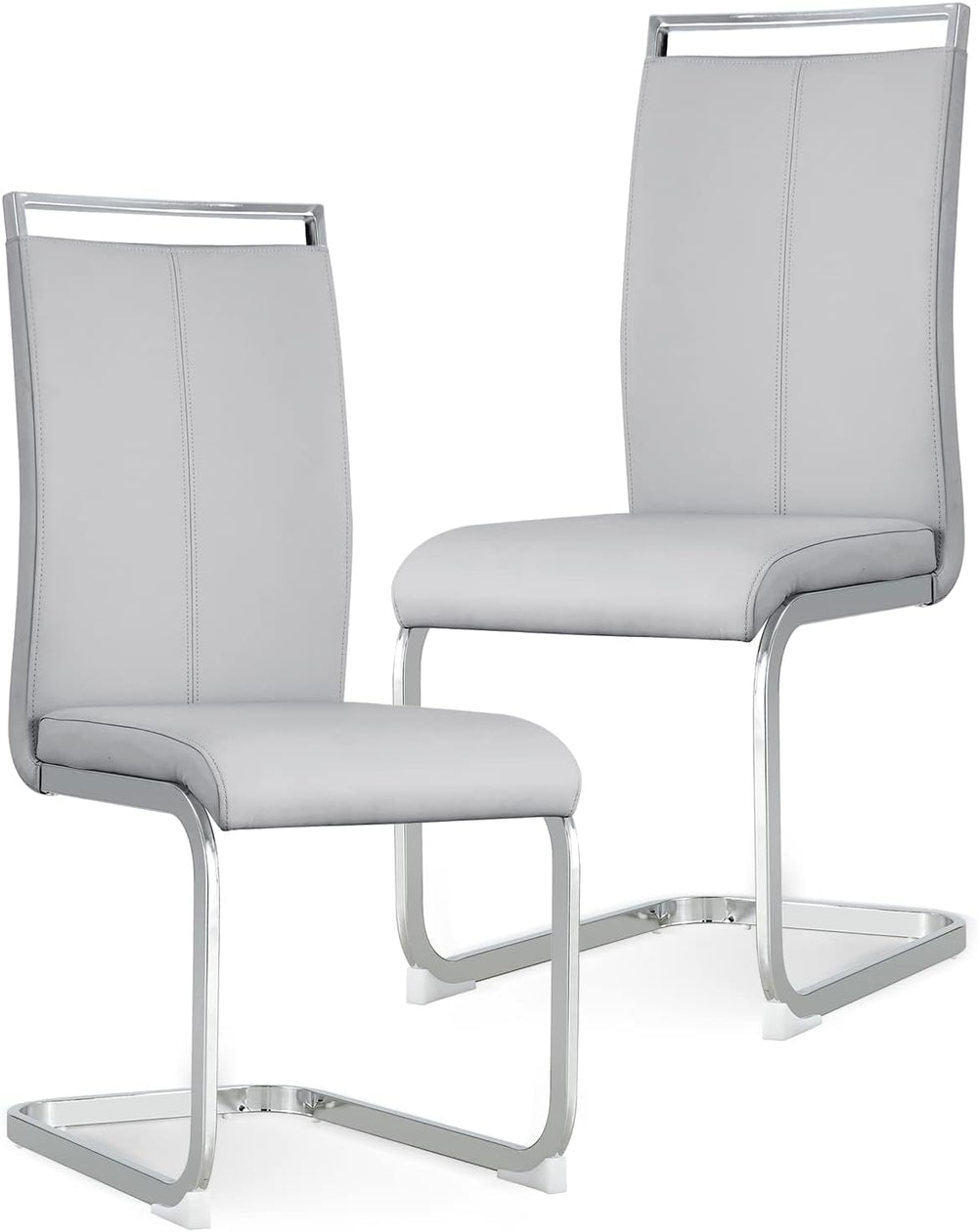 Baysitone Modern Dining Chairs Set of 2, Side & Kitchen Chairs with Faux ...