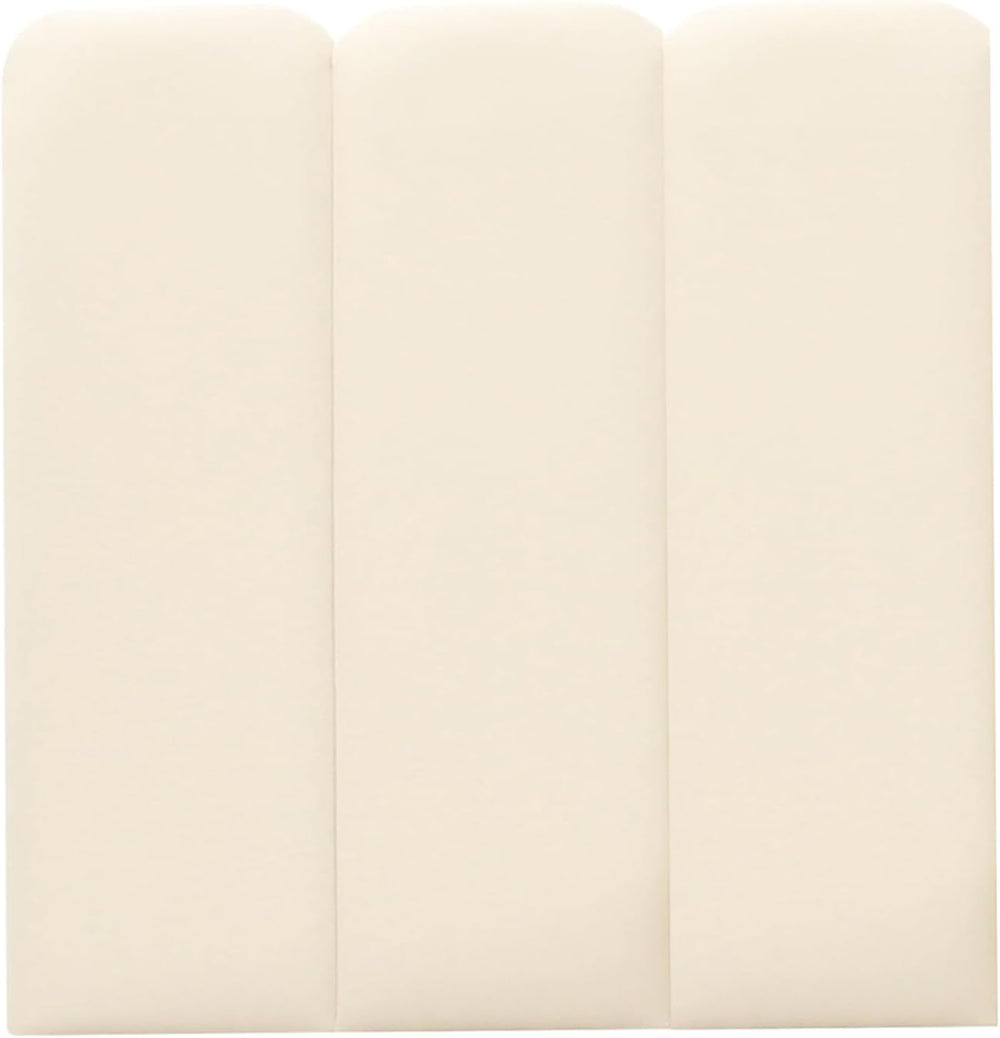 Tov Furniture Palani Cream Boucle Wings - Queen or King (Set of 2)