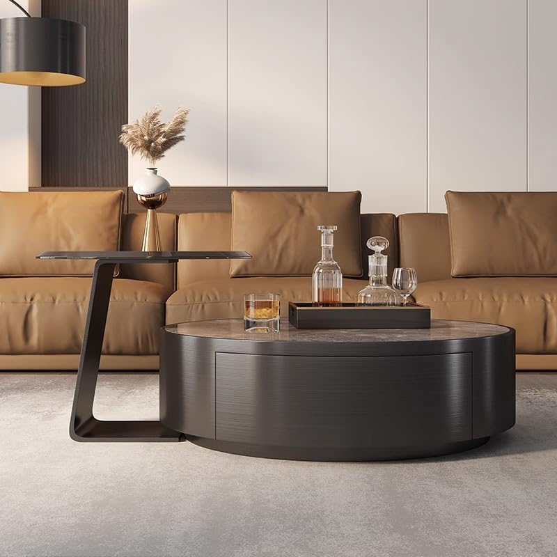 Coffee Tables Rock Slab Coffee Table, Simple Living Room, Italian-Style Small...