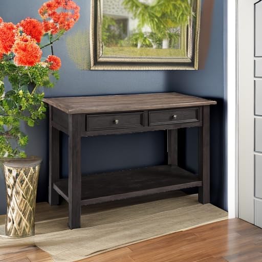 Signature Design by Ashley Tyler Creek Farmhouse Console Table, 2 Drawers | B...