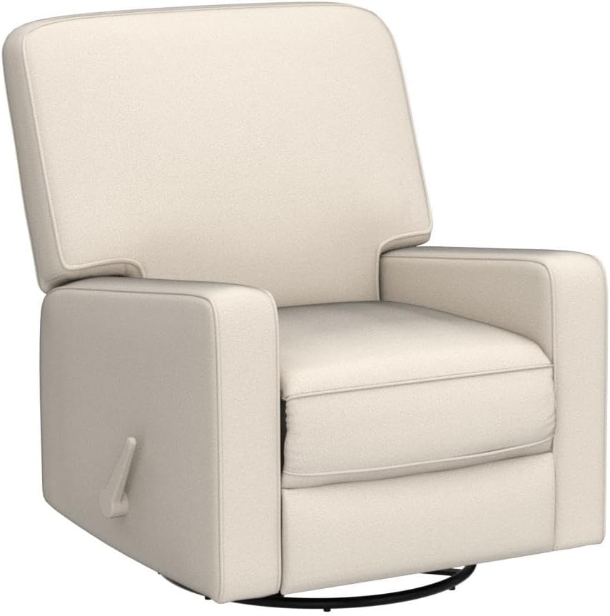 Harkawon Swivel Rocker Recliner Chair, Glider Rocker Recliner, Beige