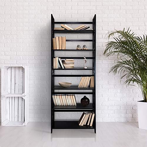 Casual Home Montego 3-Shelf Folding Bookcase, Black (New)
