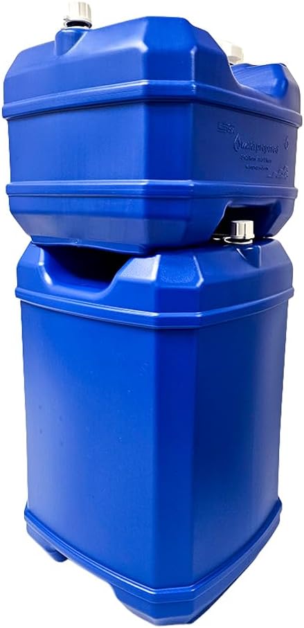 WaterPrepared ReadyJug 7 Gallon Portable Emergency Water Tank, Blue