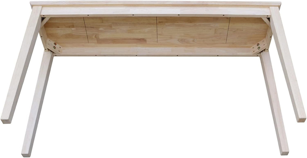 IC International Concepts Solid Wood Shaker Console Table, 60" Long