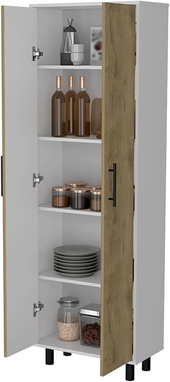 2-Door 5-Shelf Kitchen Pantry Large Capacity Storage Dining Cabinet,for Kitchen