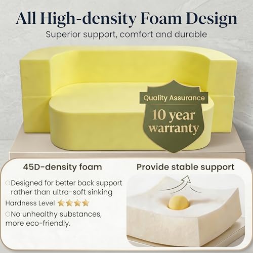 78.7" Futon Sofa Bed, Memory Foam Convertible Couch, Pink | Sophisticate...