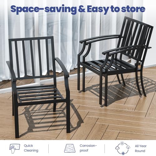 16 PCS Outdoor Patio Dining Set,Patio Table and Chairs Metal Outdoor Patio Fu...