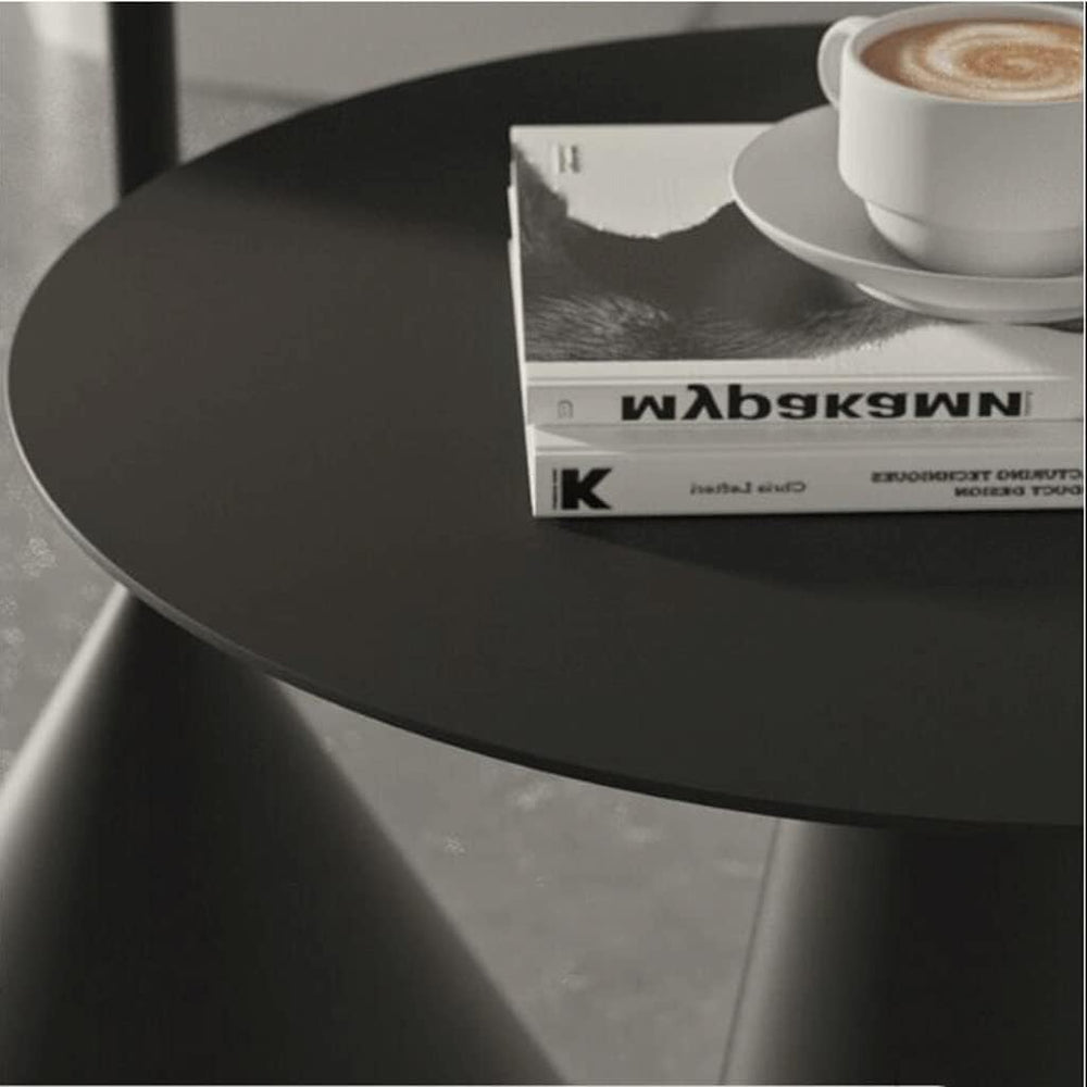Nightstand T-Shaped Side Table, Round Modern Home Decor, Coffee Table for Liv...