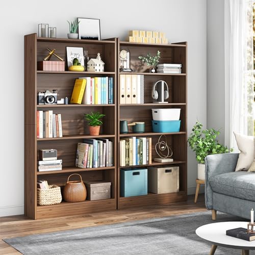Tribesigns 72-inch Tall Bookcase, Modern 6-Tier White Library Bookshelf with ...