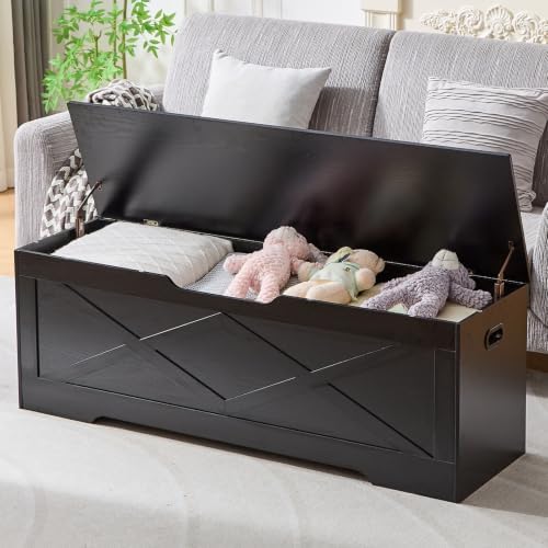 55.1" Storage Bench,Storage Chest for Entryway, Mudroom & Bedroom | ...