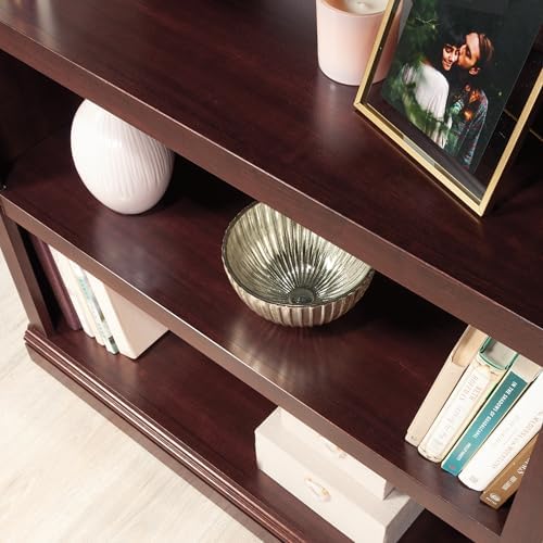 Sauder Miscellaneous Storage 3-Shelf Bookcase/ Book shelf, Select Cherry finish