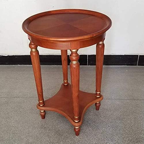 Telephone Table, End Table European Sofa Side Table,Solid Wood Coffee Table,R...