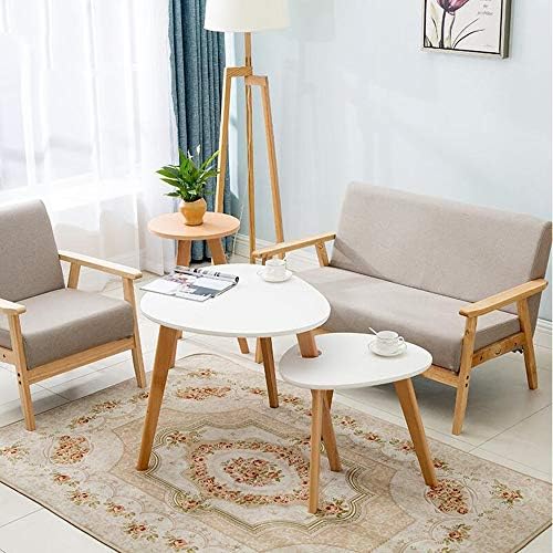 Telephone Table, Coffee Table Set Combination,Nesting Side Tables,Rotating So...