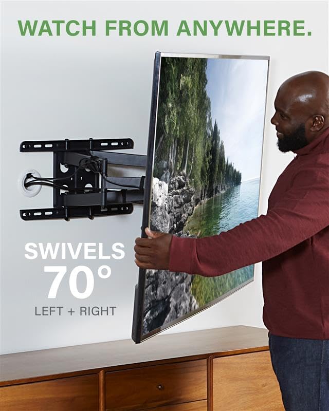 SANUS Premium Full Motion TV Mount for 42"-90" TVs - Sturdy & S...