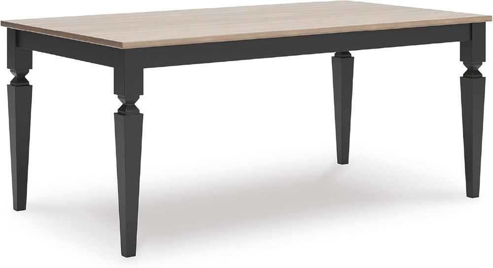 Signature Design by Ashley Mendinfort Casual Mango Wood Dining Table, Light B...