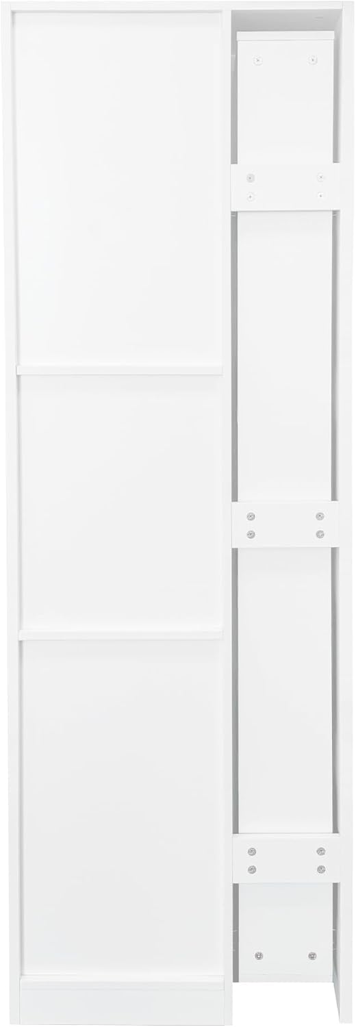 ZeHuoGe Kitchen Pantry Cabinet with Multi-Functional Pull-Out Multi-Tier Stor...