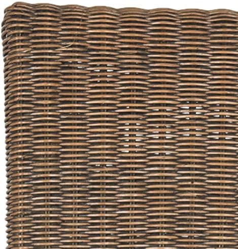 SAFAVIEH Furniture - Arjun Wicker Dining Chair Set of 2 - Brown & Multi -...