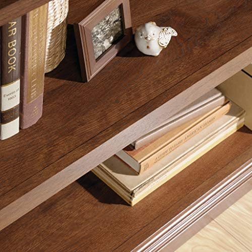 Sauder 2 Tier Book Shelf Wooden Bookcase Multipurpose Bookshelf for Home Offi...