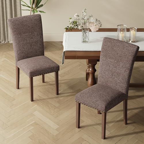 COLAMY Upholstered Dining Chairs Set of 6