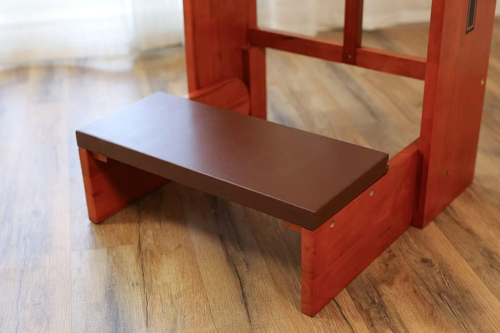 Prayer Bench Stool Table, Wooden Church Prayer Chair Padded Kneeler Shelf Fol...