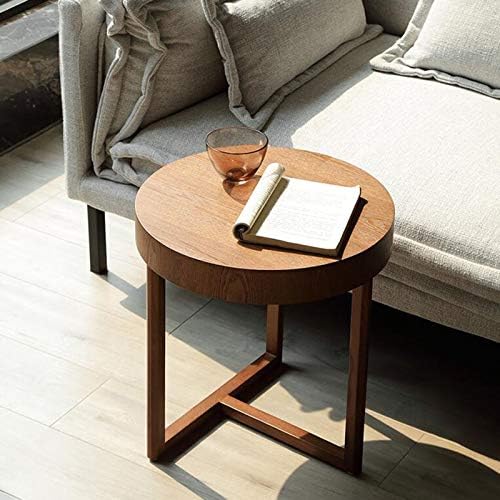 Telephone Table, Round Small Side Table,Sofa Corner end Table,Telephone Solid...