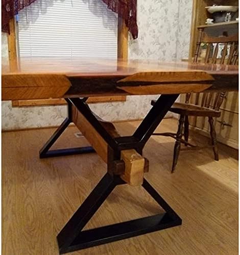 KaKaBB Metal Desk Legs 28 inch, Heavy Duty Industrial Table Legs with Adjusta...