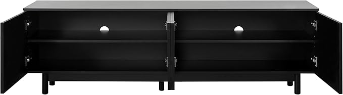 Ball & Cast Modern TV Stand with Arch Cabinets for TVs up to 78", Mi...