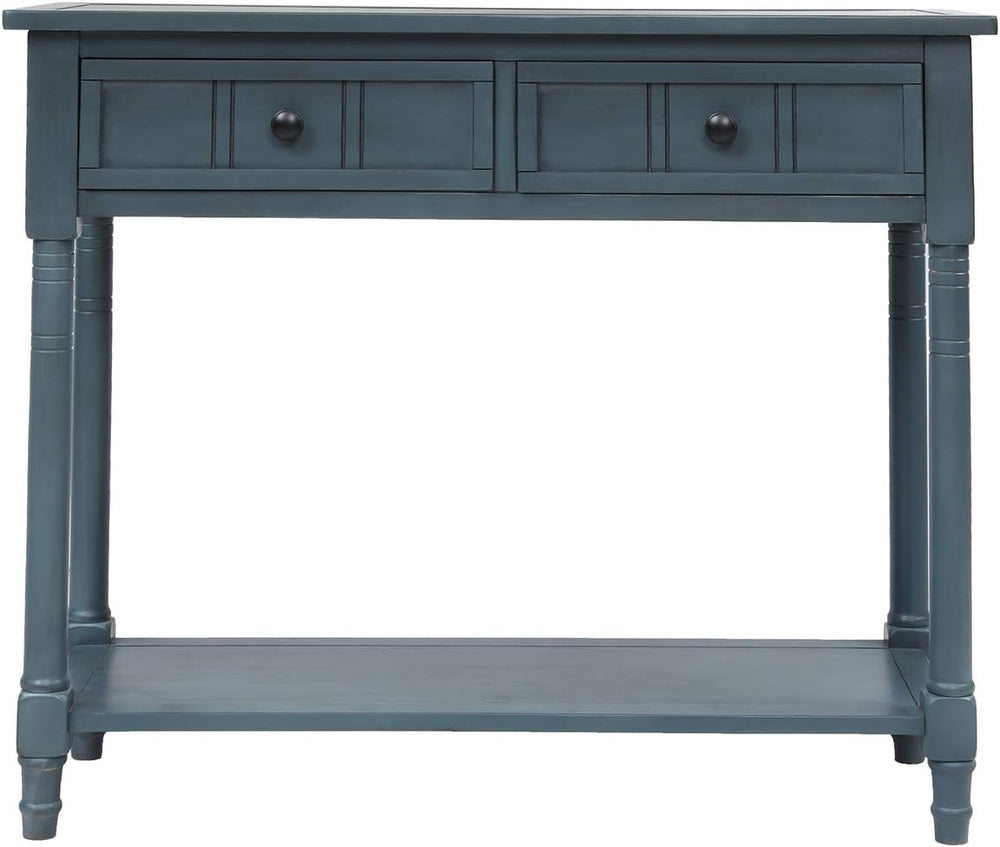 MERITLINE Wood Console Table for Entryway Console Table with Storage Sofa Tab...