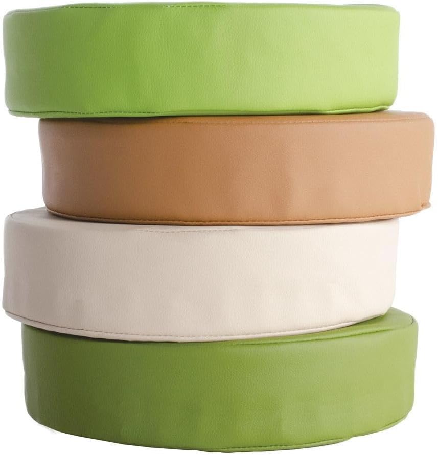 Kaplan Early Learning Washable Wicker Poufs - Set of 4