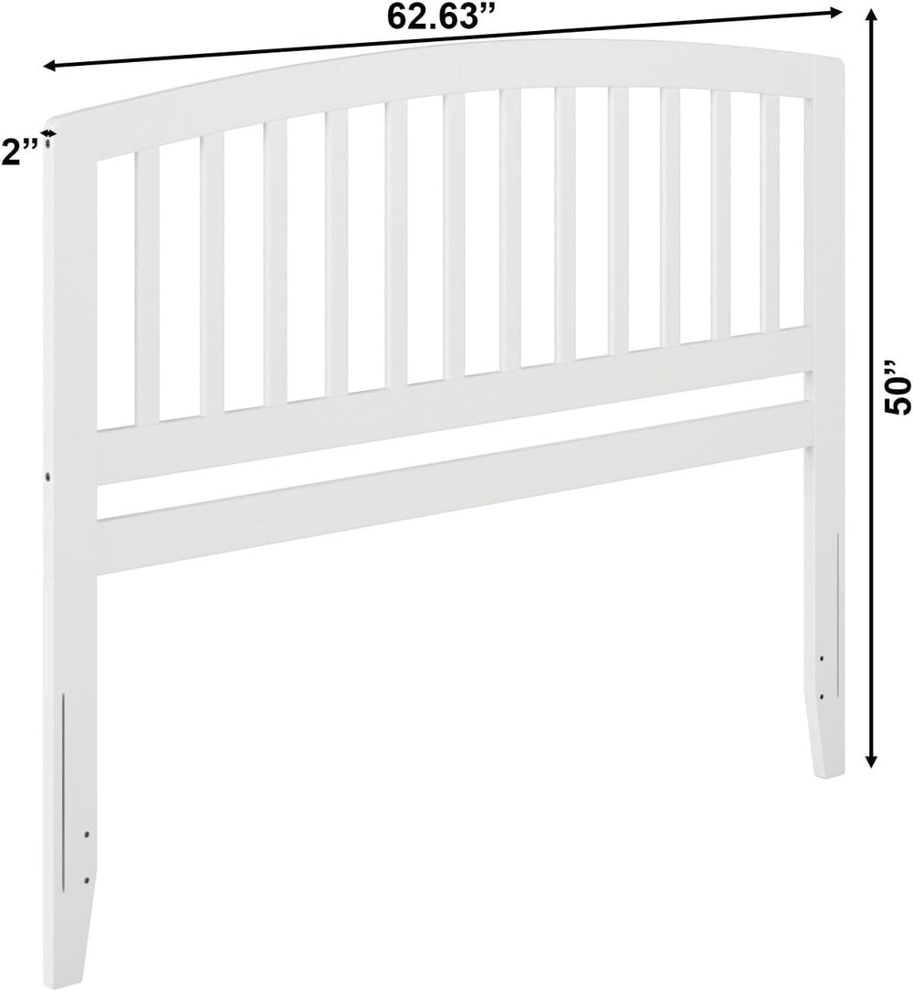 AFI, Richmond Slatted Queen Solid Wood Headboard, White