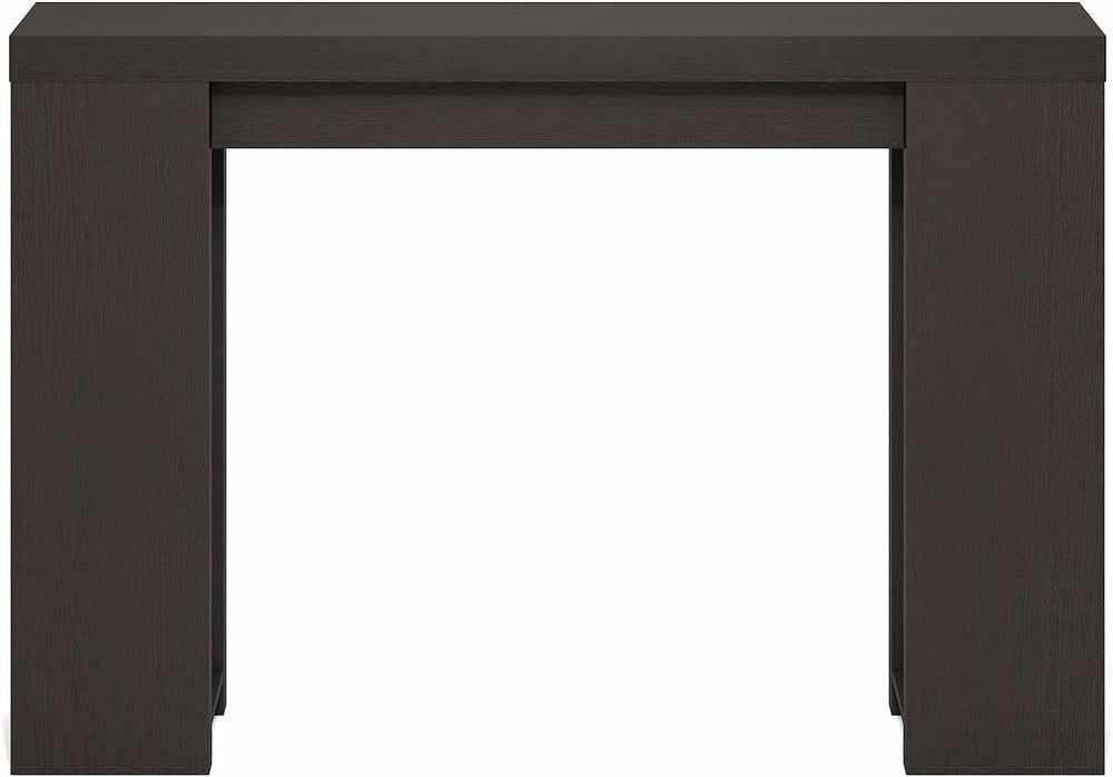 Furinno ARA 47-Inch Wide Entryway Table, Narrow Console Table, Dark Oak | Thi...