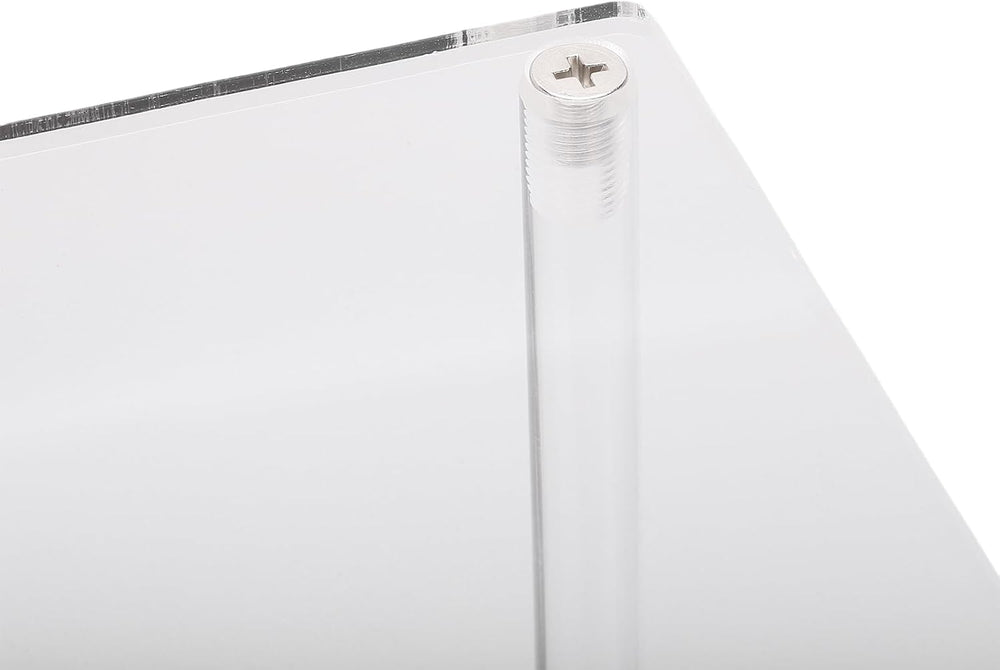 banapoy Acrylic End Table, 2 Tier Clear Corner Side Table, Small Corner Shelf...