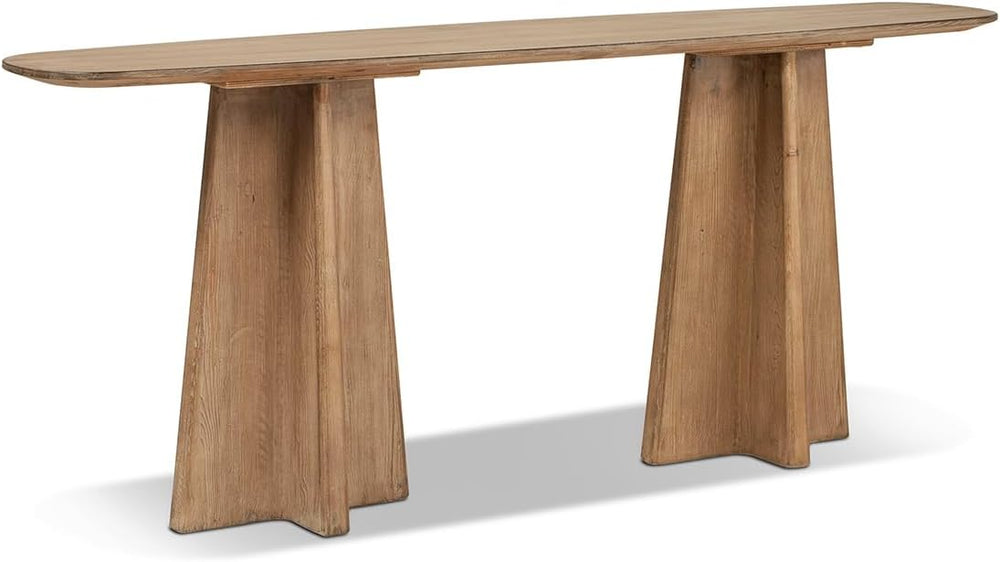Jennifer Taylor Home Clarence 72" Reclaimed Wood Sculptural Console Tabl...