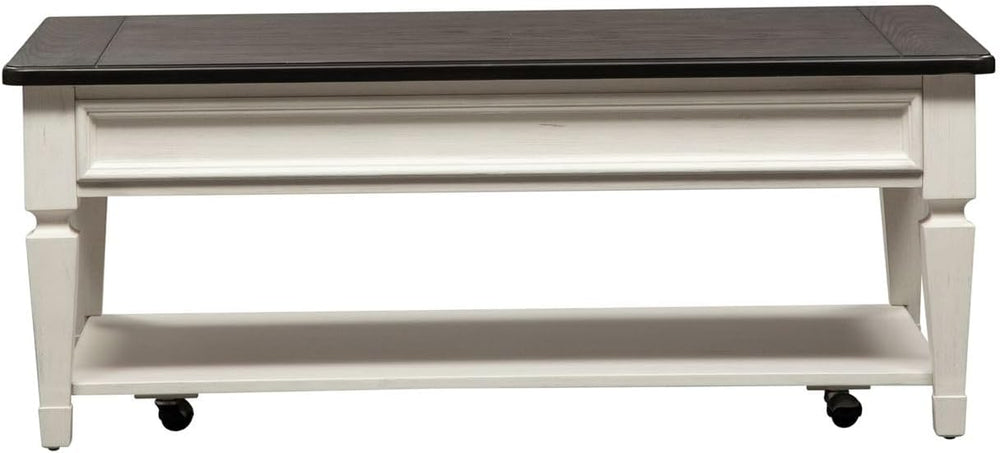 Liberty Furniture Allyson Park 3 Piece Living Room Table Set - Drawer Cocktai...
